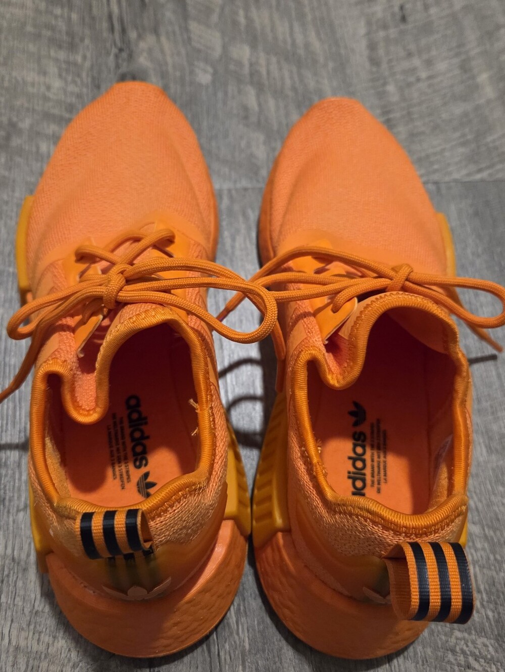 Adidas Women's Bright Orange Athletic Sneakers